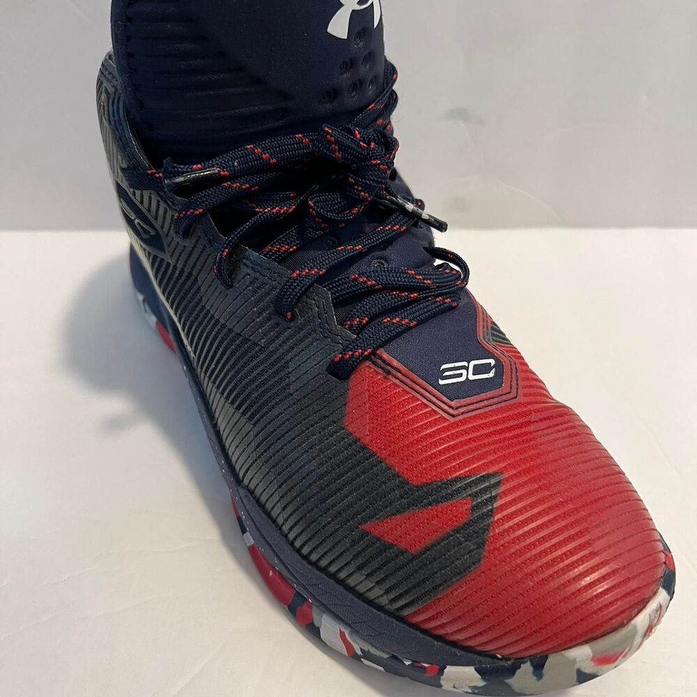 Under-armour Blue and Red Trainers